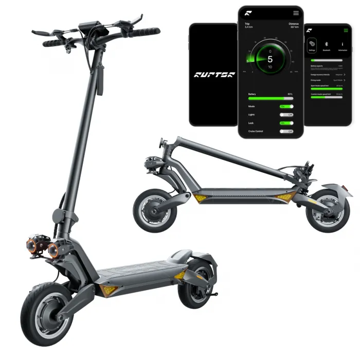 OUTLET Patinete eléctrico RUPTOR R6 V2 Negro| 2x800W 17Ah 48V [C]