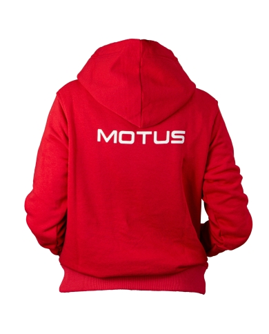 Sudadera con capucha para mujer MOTUS talla M/L color rojo