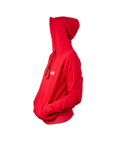 Sudadera con capucha para mujer MOTUS talla M/L color rojo