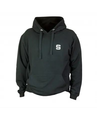 Sudadera con capucha para hombre SIVER talla M/L color negro
