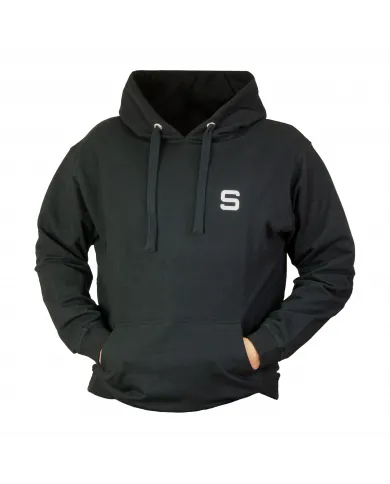 Sudadera con capucha para hombre SIVER talla M/L color negro