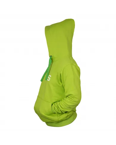 Sudadera de mujer SIVER con capucha talla M/L color verde/limón