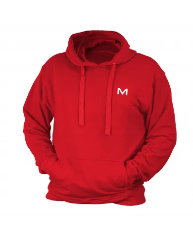 Sudadera con capucha para hombre MOTUS talla XL/XXL color rojo