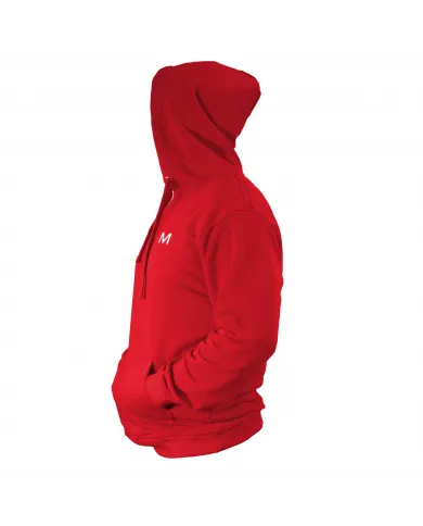 Sudadera con capucha para hombre MOTUS talla XL/XXL color rojo