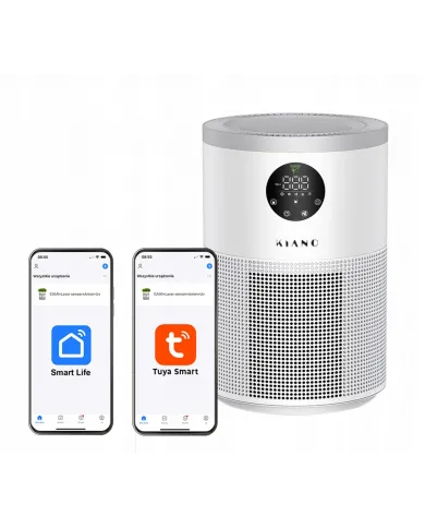 Purificador de aire Kiano Cami filtro preliminar, de carbón y HEPA 13 smart