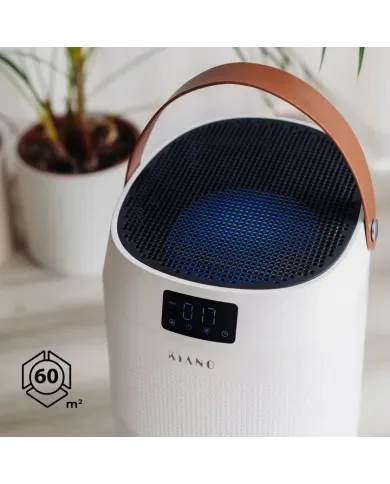 Purificador de aire Kiano Miya filtro preliminar, de carbón y HEPA 13 smart