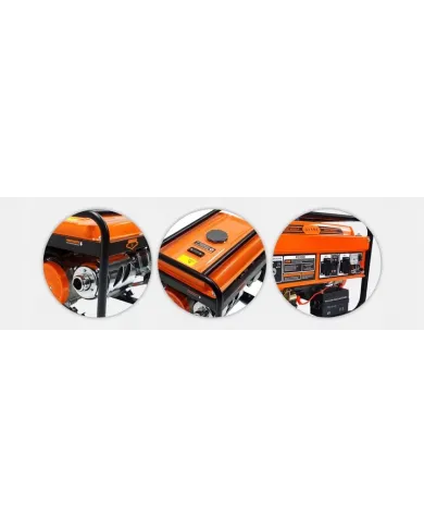 OUTLET Generador eléctrico portátil de gasolina 7cv AVR 3000W